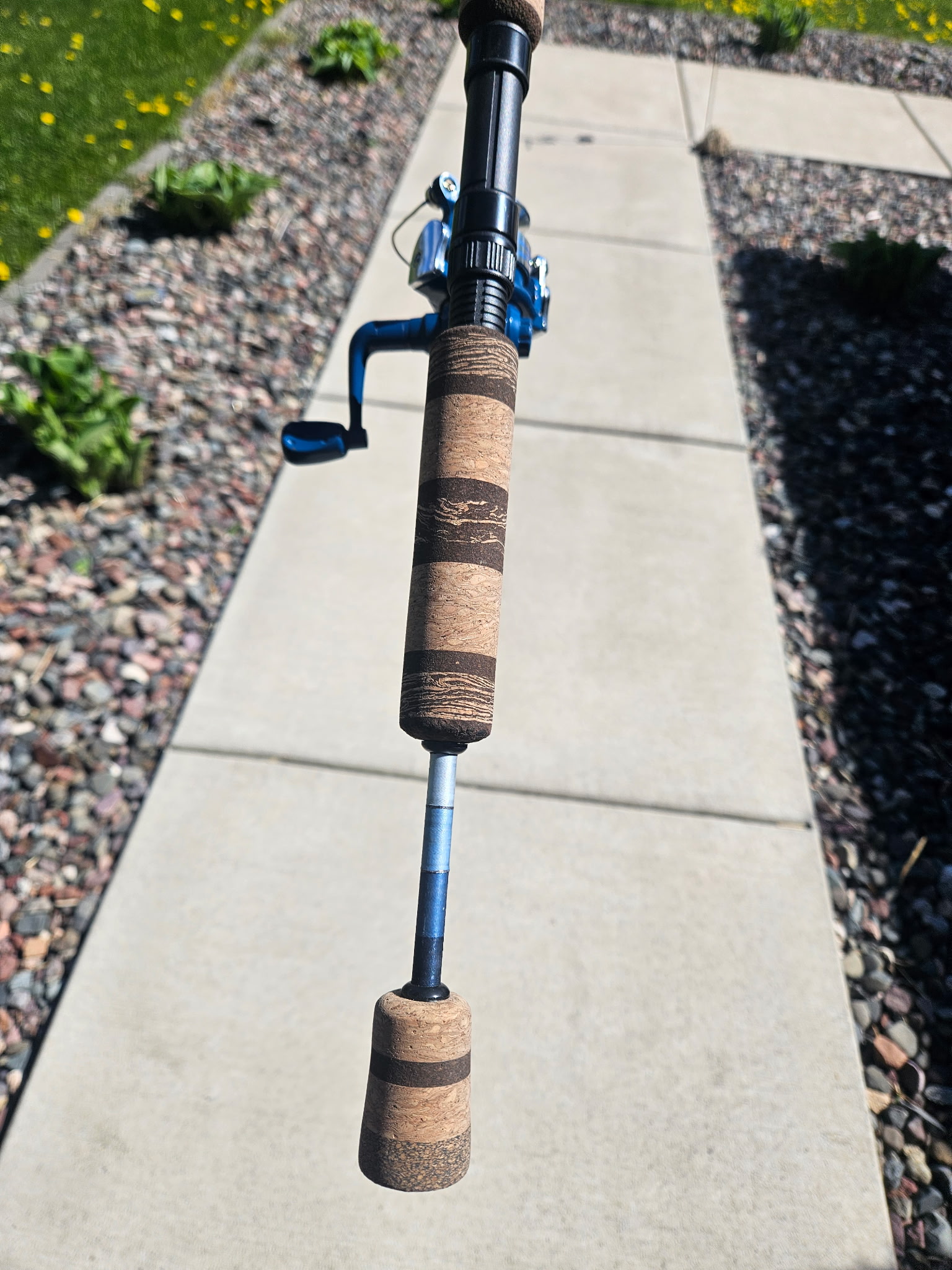 OBG custom ice fishing rod — available build with specs coming soon