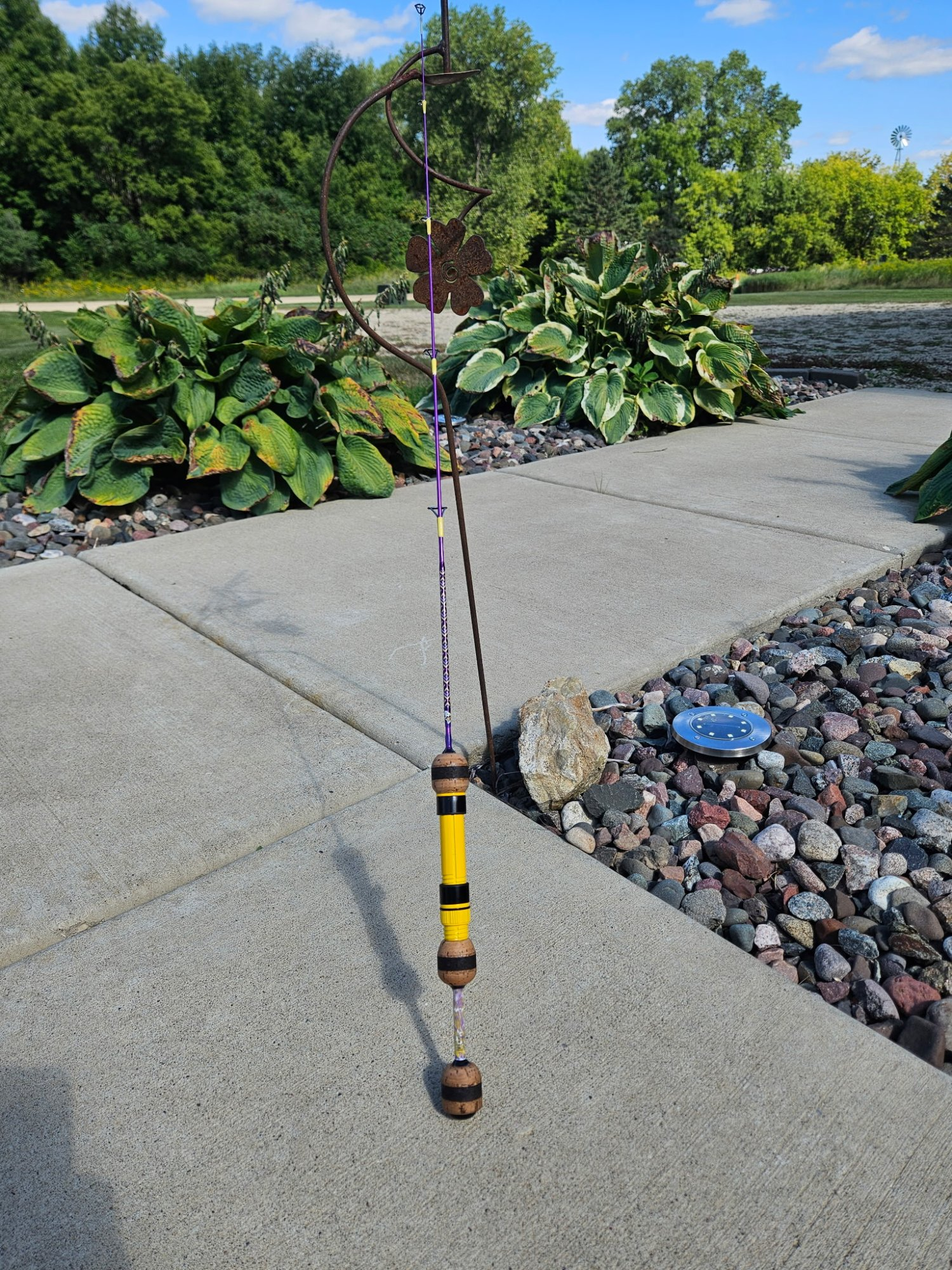 Sold purple and yellow color scheme OBG custom rod build — full spec details coming soon